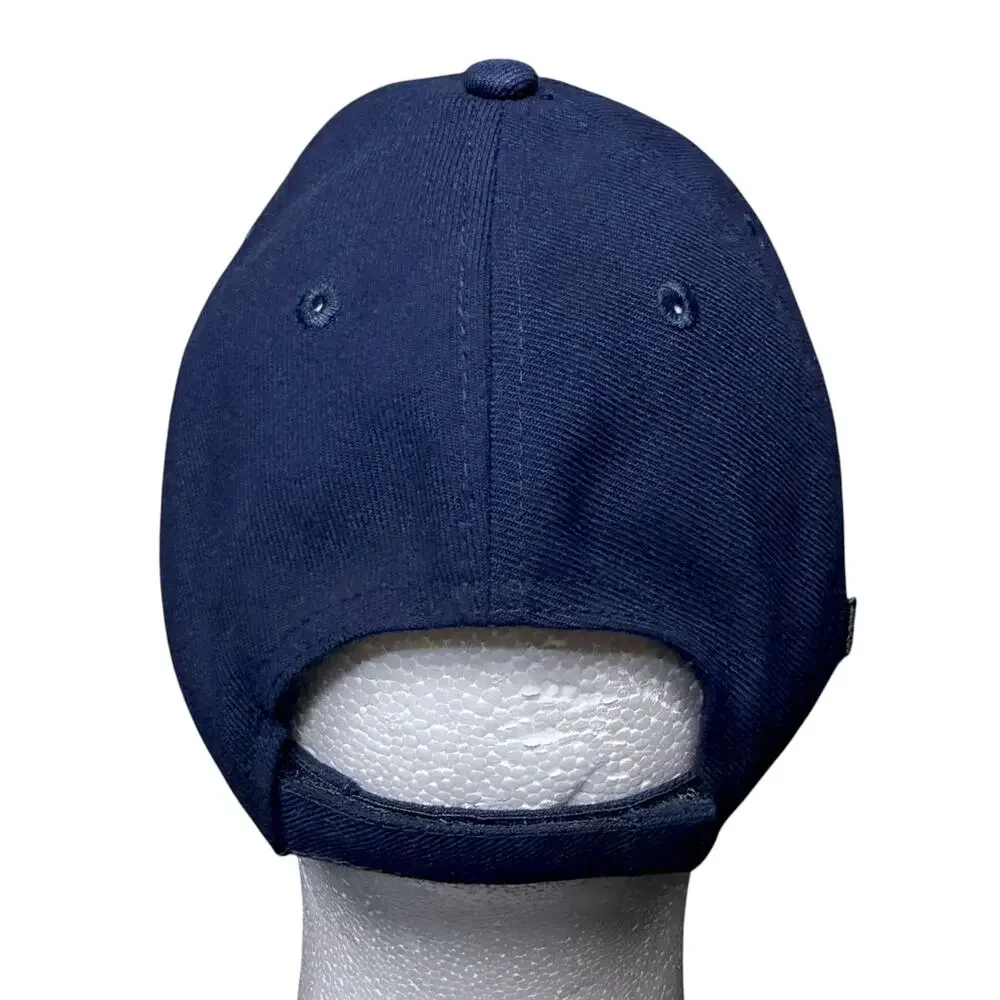 UC Davis Aggies Strapback Hat Cap Blue Yellow Rare Italics Legacy Football